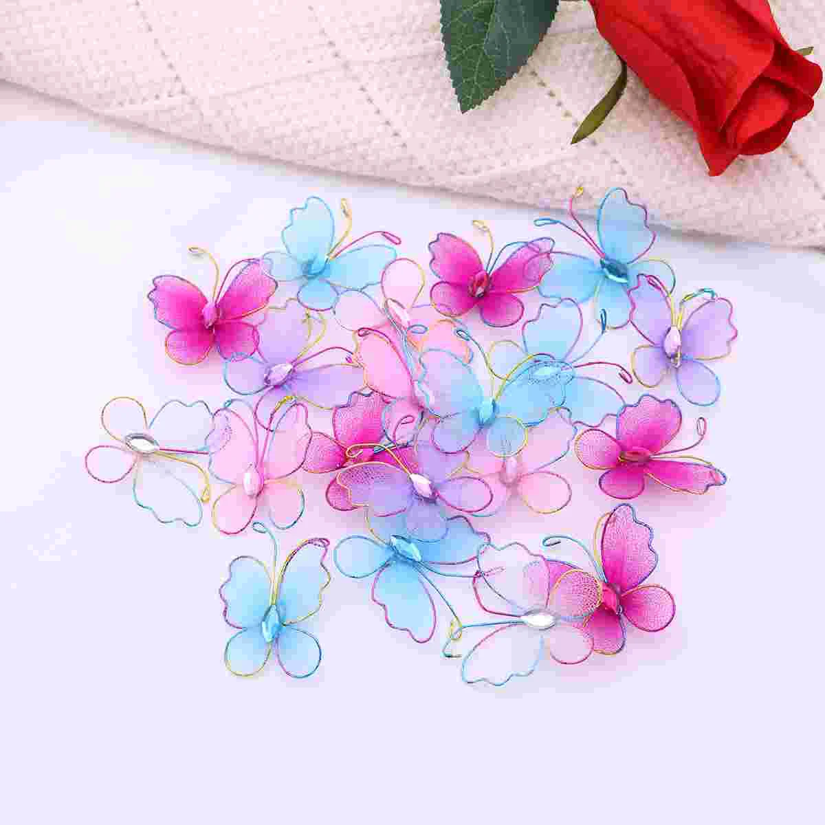 50PCS Mixed Color Butterflies for Crafts Living Room Wall Butterflies Party Decorations Organza Butterflies
50PCS Mixed Color Butterflies for Crafts Living Room Wall Butterflies Party Decorations Organza Butterflies