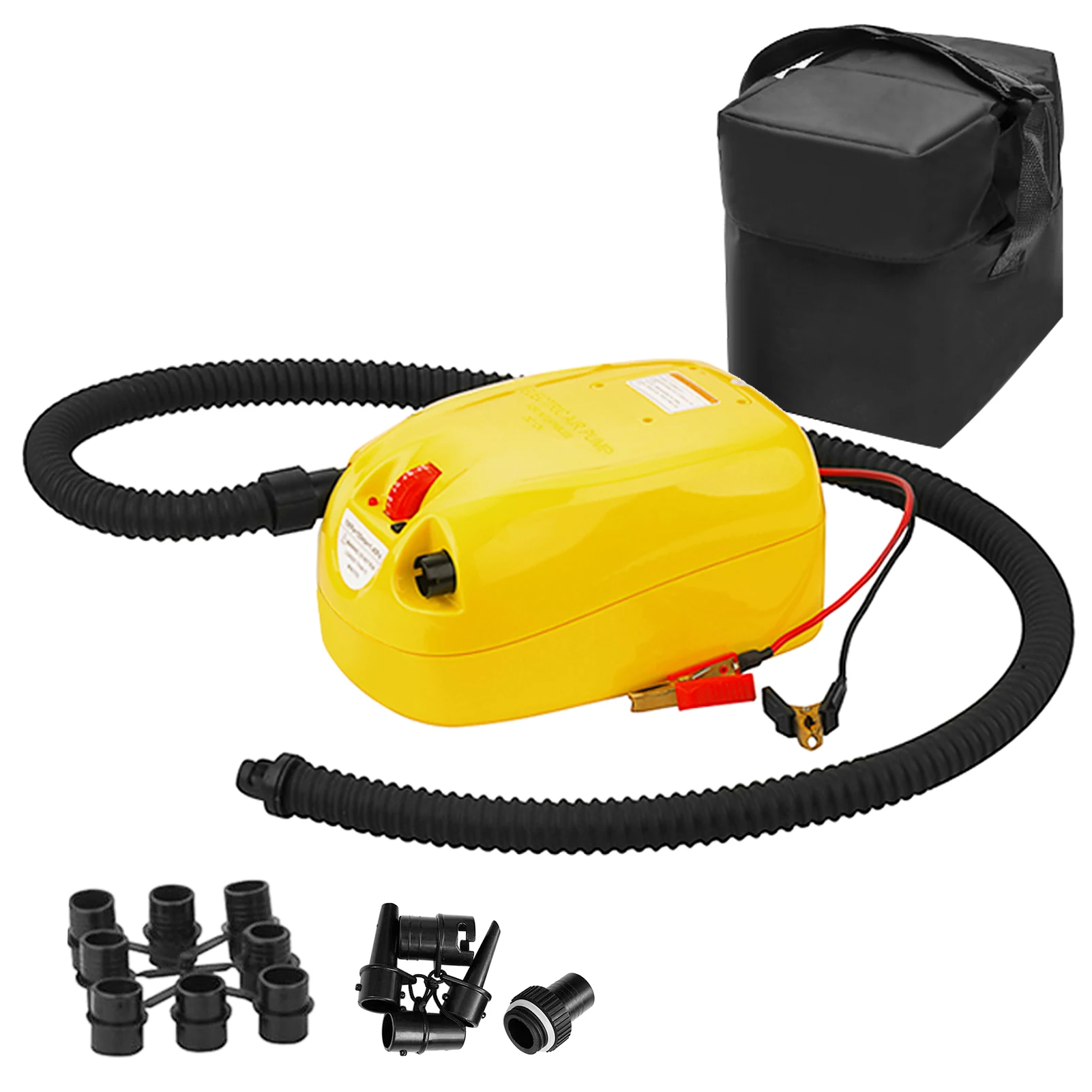 Portable DC12V Air Pump with Nozzles Storage Bag Pvc Boat Pump Support Inflation and Deflation Inflatable Kayak Accessories
Portable DC12V Air Pump with Nozzles Storage Bag Pvc Boat Pump Support Inflation and Deflation Inflatable Kayak Accessories