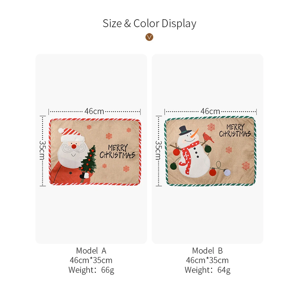 Brand New Place Mat Placemats Christmas Party Christmas Supplies Creative Embroidered Placemat Home Decor Waterproof
Brand New Place Mat Placemats Christmas Party Christmas Supplies Creative Embroidered Placemat Home Decor Waterproof