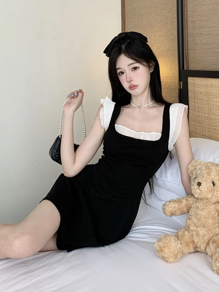 Korean Women Evening Dress Chic Temperament Retro Sweet Sexy Tank Slim Mini Party Club Gown Street Mujer Vestidos Fiesta Summer
Korean Women Evening Dress Chic Temperament Retro Sweet Sexy Tank Slim Mini Party Club Gown Street Mujer Vestidos Fiesta Summer