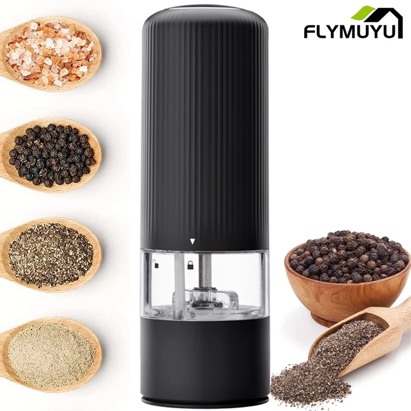 Automatic Salt and Pepper Grinder Electric Plastic Ceramic Mill For Herb Pepper Spice Adjustable Grinding Gadgets With LED Light
Automatic Salt and Pepper Grinder Electric Plastic Ceramic Mill For Herb Pepper Spice Adjustable Grinding Gadgets With LED Light