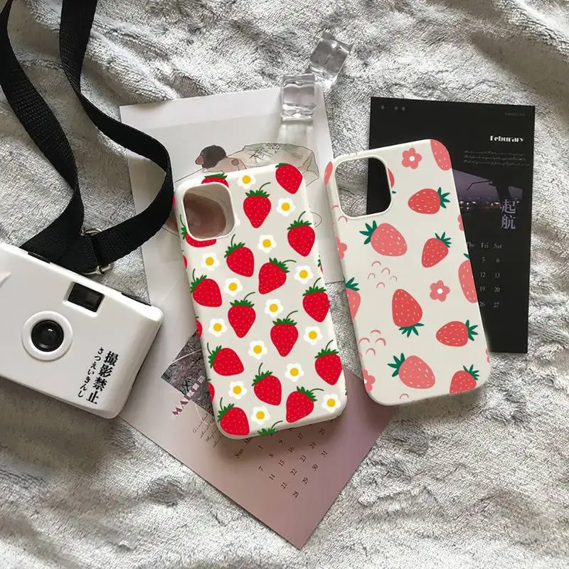 Strawberry summer fruit Phone Case Candy Color for iPhone 6 7 8 11 12 13 s mini pro X XS XR MAX Plus
Strawberry summer fruit Phone Case Candy Color for iPhone 6 7 8 11 12 13 s mini pro X XS XR MAX Plus