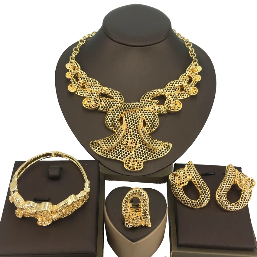 Yuminglai High Quality Dubai Jewelry Set Brazilian gold plated jewelry Italian 18 k Gold plated Jewelry Big Set FHK14500
Yuminglai High Quality Dubai Jewelry Set Brazilian gold plated jewelry Italian 18 k Gold plated Jewelry Big Set FHK14500