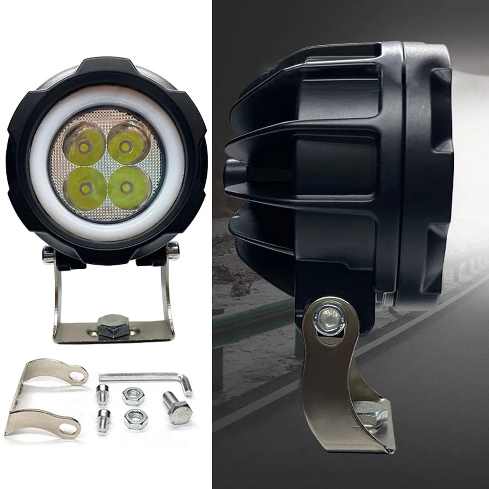 Motorcycle Headlight 4 Beads Round LED Work LightPods Flood Fog Driving Lamp Universal For ATV SUV Offroad Truck Motorbike
Motorcycle Headlight 4 Beads Round LED Work LightPods Flood Fog Driving Lamp Universal For ATV SUV Offroad Truck Motorbike