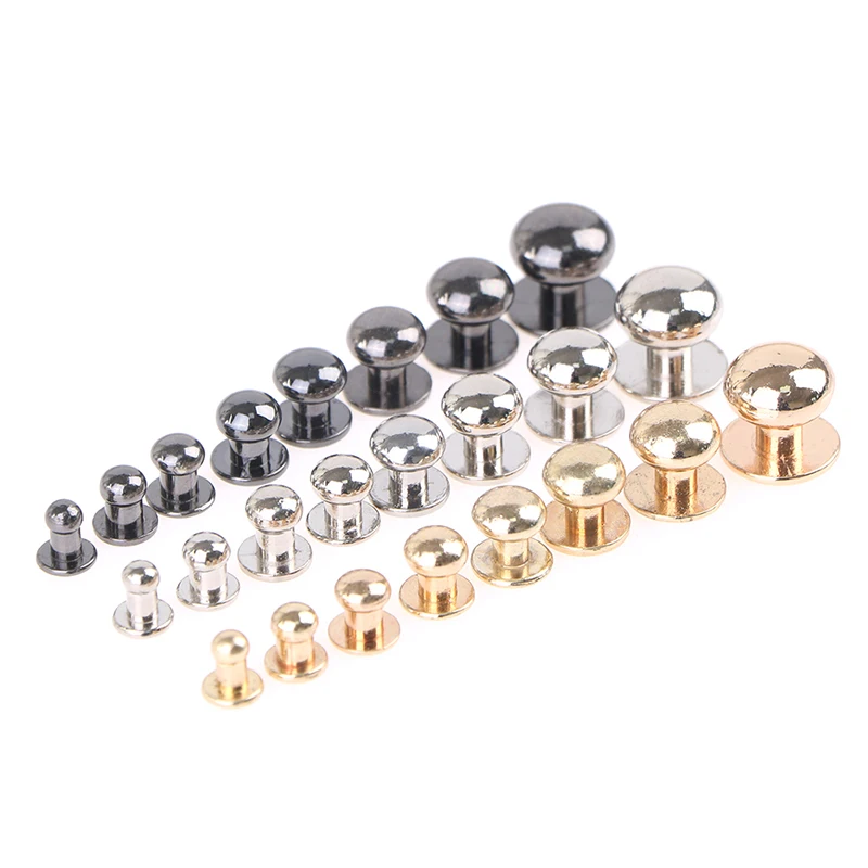 10set Round Head Solid Brass Stud Spots Screwback Back For DIY Handmake Leather Bag Screw Nail Rivet Bag Hardware Accessaries
10set Round Head Solid Brass Stud Spots Screwback Back For DIY Handmake Leather Bag Screw Nail Rivet Bag Hardware Accessaries
