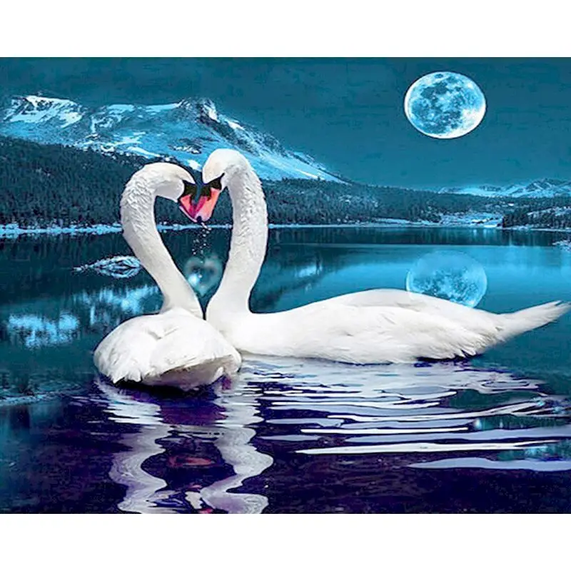 GATYZTORY 5D Diamond Painting Full Square/Round Diamond Mosaic Swan Animals Diamond Embroidery Lake Scenery Home Decoration
GATYZTORY 5D Diamond Painting Full Square/Round Diamond Mosaic Swan Animals Diamond Embroidery Lake Scenery Home Decoration