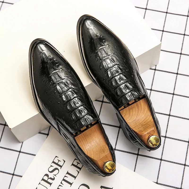New Black Loafers for Men Round Toe Slip-On Mens Dress Shoes Business Men Shoes Free Shipping Sapatos Para Hombre
New Black Loafers for Men Round Toe Slip-On Mens Dress Shoes Business Men Shoes Free Shipping Sapatos Para Hombre