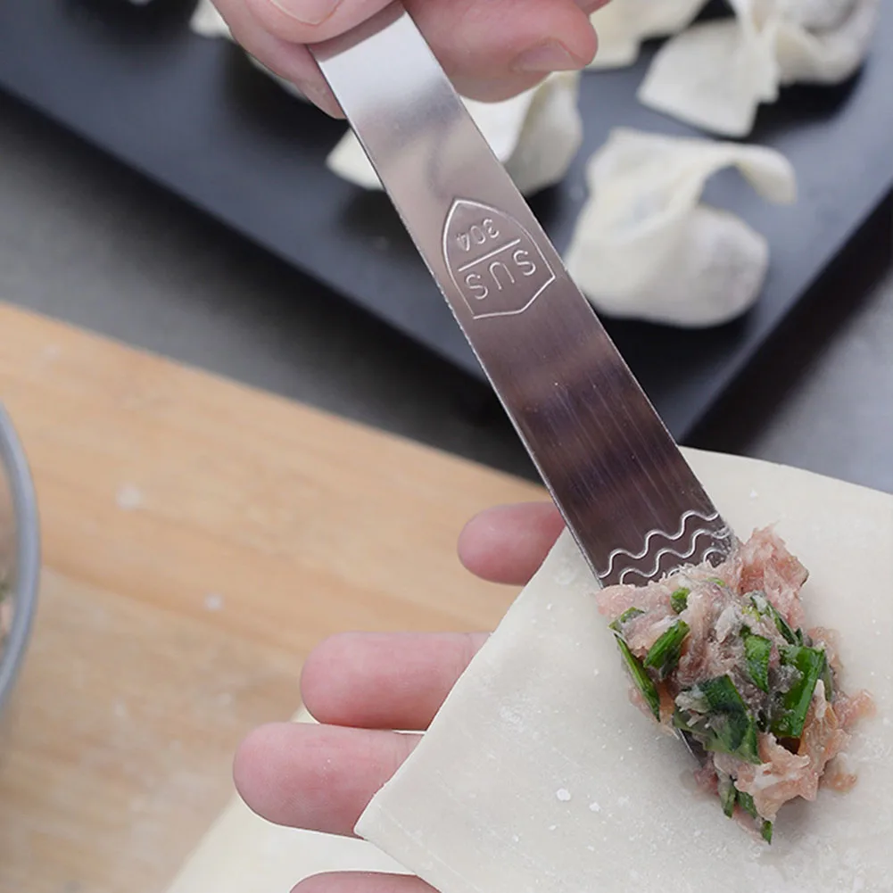 304 Stainless Steel Dumpling Pick Stuffing Spoon Wonton Bun Stuffing Tool Kitchen Stuffing Stirring Spoon Flat Spoon
304 Stainless Steel Dumpling Pick Stuffing Spoon Wonton Bun Stuffing Tool Kitchen Stuffing Stirring Spoon Flat Spoon