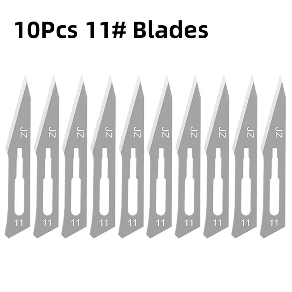 12pcs Carbon Steel Carving Metal Scalpel Handle 11# 23# Engraving Craft Knive Non-Slip Scalpel Blade Paper Cutting Hand Tool
12pcs Carbon Steel Carving Metal Scalpel Handle 11# 23# Engraving Craft Knive Non-Slip Scalpel Blade Paper Cutting Hand Tool
