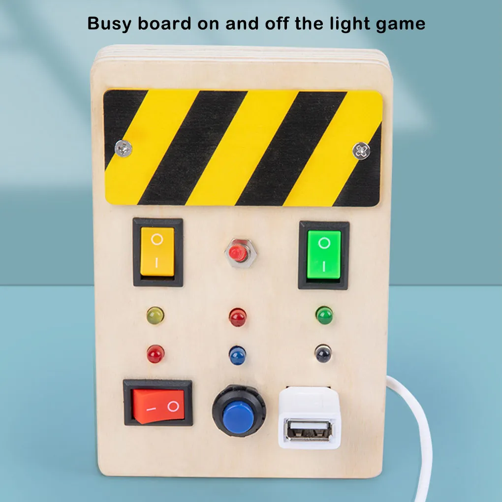 Busy Board Educational Supplies Teaching Tool Manual Capacity Smooth Surface Toddler Toys Light Sensory Toy Red Green Light
Busy Board Educational Supplies Teaching Tool Manual Capacity Smooth Surface Toddler Toys Light Sensory Toy Red Green Light