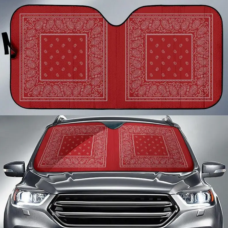 Car Car Sun Shade Car Shade Red and Gray Bandana Car Widow ShadeColorful,Art, Hippie,Car Windshield Sun Shade,Visor,
Car Car Sun Shade Car Shade Red and Gray Bandana Car Widow ShadeColorful,Art, Hippie,Car Windshield Sun Shade,Visor,