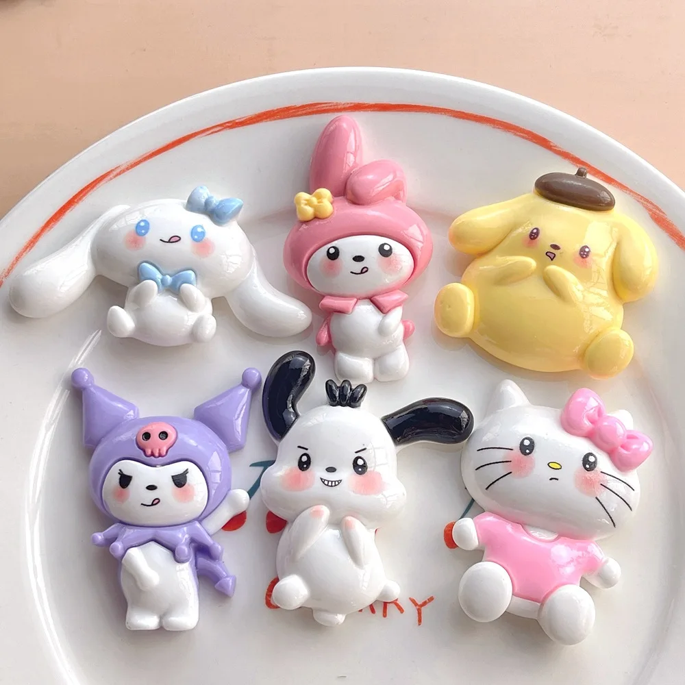 6 шт./набор, милый Sanrio Cinnamonroll My Melody Kuromi, милый мультяшный браслет Hello Kitty, аксессуары из смолы
6 шт./набор, милый Sanrio Cinnamonroll My Melody Kuromi, милый мультяшный браслет Hello Kitty, аксессуары из смолы