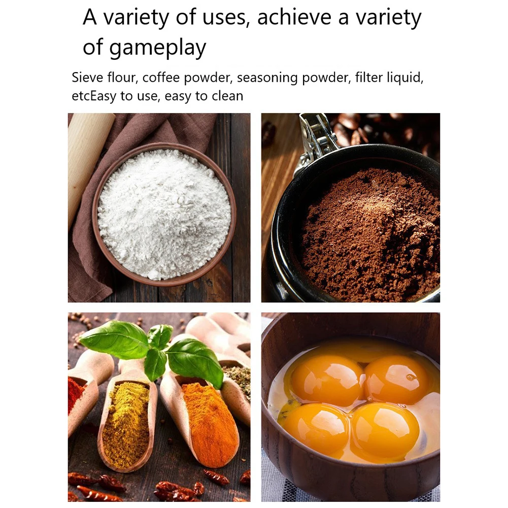Anti-rust Filter Flour Sifter Mesh Screen Sifter Filter Durable Multipurpose Kitchen Tool New High Quality Kitchen Tool
Anti-rust Filter Flour Sifter Mesh Screen Sifter Filter Durable Multipurpose Kitchen Tool New High Quality Kitchen Tool