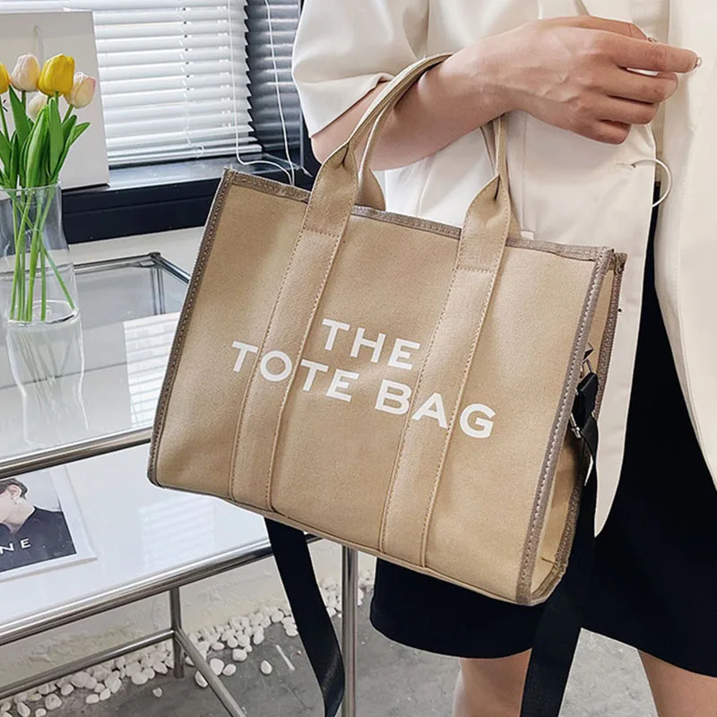 Ins Brand Canvas Large Women Tote Bag 2022 Designer Lady Shoulder Crossbody Bags Fashion Business Handbags Female Shopper Purses
Ins Brand Canvas Large Women Tote Bag 2022 Designer Lady Shoulder Crossbody Bags Fashion Business Handbags Female Shopper Purses