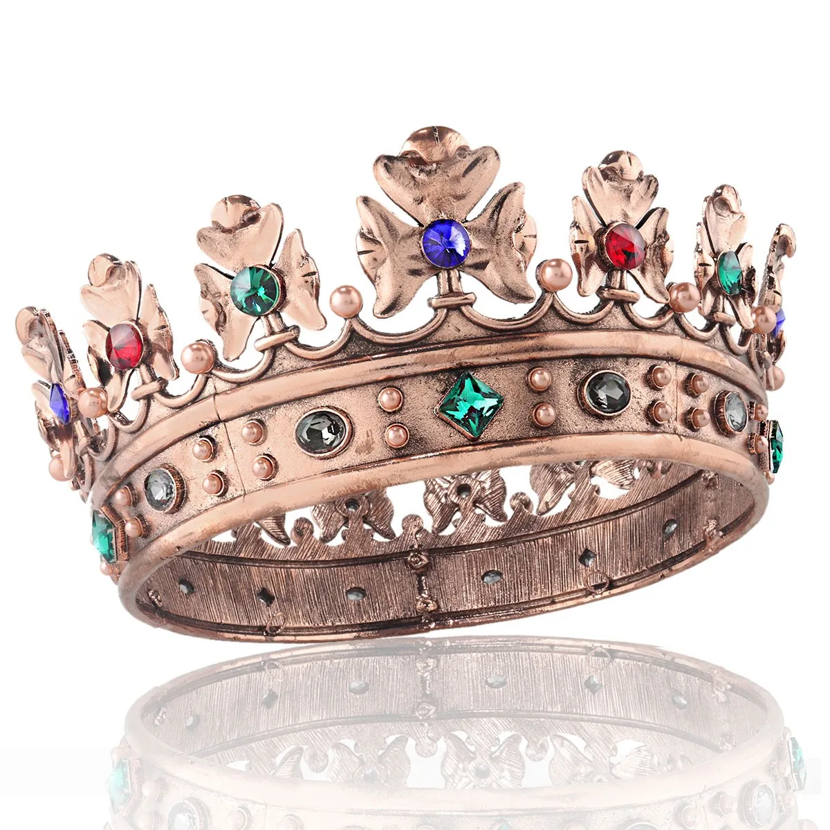 Baroque Vintage Royal King Big Gold Tiaras And Round Crowns For Men Crystal Party Pageant Diadem Costume Prince Hair Accessories
Baroque Vintage Royal King Big Gold Tiaras And Round Crowns For Men Crystal Party Pageant Diadem Costume Prince Hair Accessories