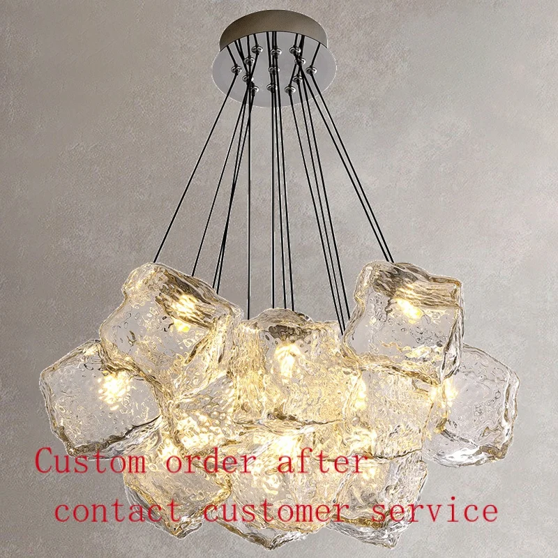 Nordic Hotel Lobby lustre luxury crystal chandelier Decoration Staircase Blown Glass Bubble Globe Led Chandelier Light For Villa 
Nordic Hotel Lobby lustre luxury crystal chandelier Decoration Staircase Blown Glass Bubble Globe Led Chandelier Light For Villa