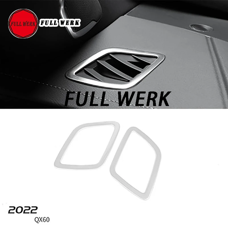 SS Car Side Air Vent Trim Seat Upper Air Vent Outlet Decoration Cover Sticker Frame for Infiniti QX60 2022 Interior Accessory
SS Car Side Air Vent Trim Seat Upper Air Vent Outlet Decoration Cover Sticker Frame for Infiniti QX60 2022 Interior Accessory