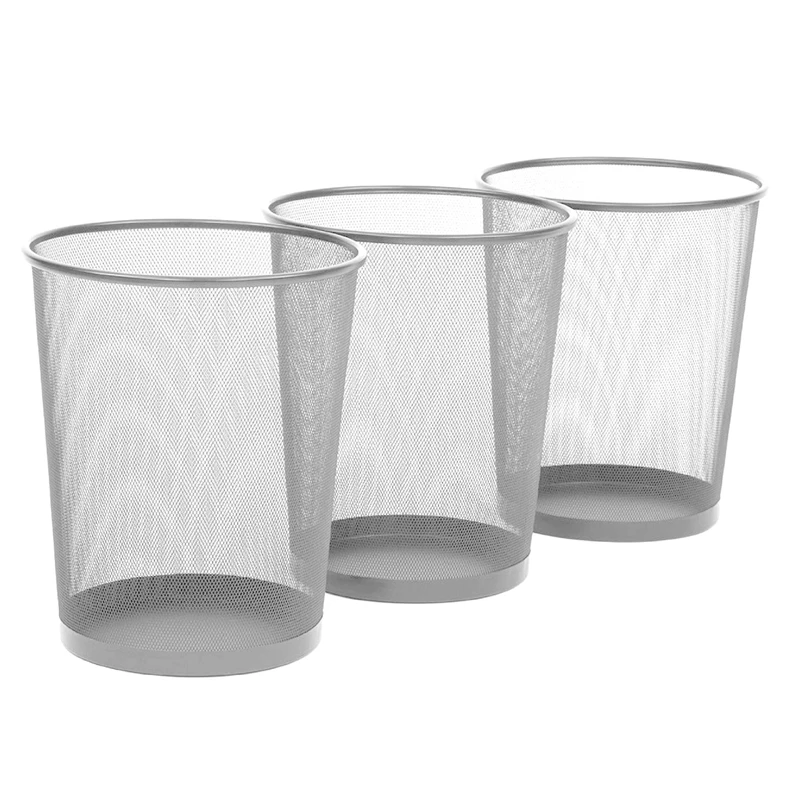 3PCS Household Circular Grid Trash Cans, Creative and Simple Large Paper Baskets
3PCS Household Circular Grid Trash Cans, Creative and Simple Large Paper Baskets