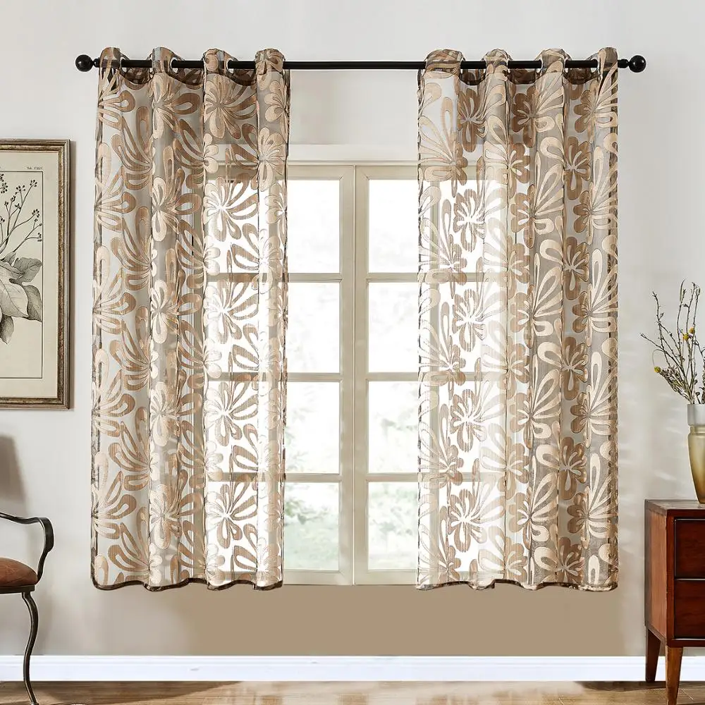 Geometric Modern Short Curtains Panels Jacquard Door Curtains Floral Home Decor Sheer Panel Window Treatment Drapes
Geometric Modern Short Curtains Panels Jacquard Door Curtains Floral Home Decor Sheer Panel Window Treatment Drapes