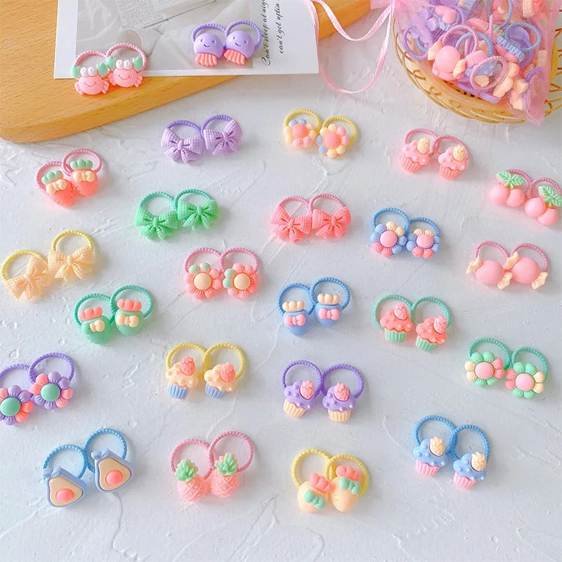 40PCS/Set Girls Cute Cartoon Flower Small Elastic Hair Bands Kids Ponytail Hair Tie Rubber Bands Fashion Hair Accessories Set
40PCS/Set Girls Cute Cartoon Flower Small Elastic Hair Bands Kids Ponytail Hair Tie Rubber Bands Fashion Hair Accessories Set