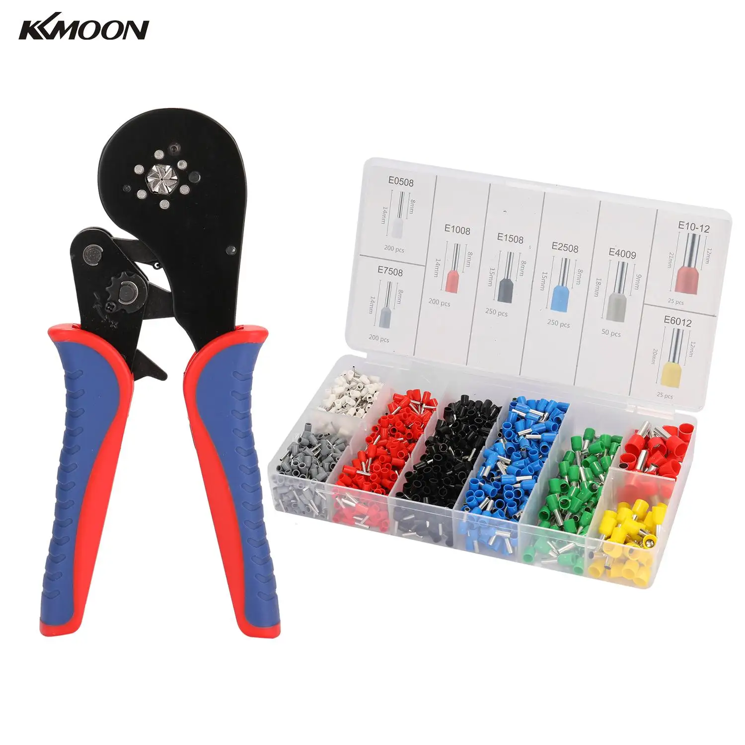 HSC8 16-6 0.08-16m㎡ Ferrule Crimping Tool Kit High Hardness Crimper Plier with1200pcs Wire Ferrules Crimp Ends Terminal
HSC8 16-6 0.08-16m㎡ Ferrule Crimping Tool Kit High Hardness Crimper Plier with1200pcs Wire Ferrules Crimp Ends Terminal
