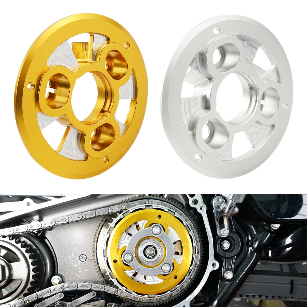 

For 21-22 FLHP FLHTP Aluminum Clutch Pressure Plate for Harley CVO Tri Glide FLHTCUTGSE Road Glide Limited FLTRK 2020 2021 2022