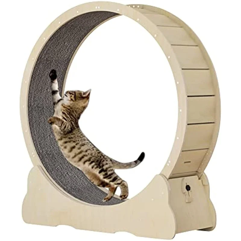 Cat Exercise Wheel, Cat Running Wheel Treadmill with Carpeted Runway, Fitness Weight Loss Device, Cat Sport Toy for Kitty’s Long
Cat Exercise Wheel, Cat Running Wheel Treadmill with Carpeted Runway, Fitness Weight Loss Device, Cat Sport Toy for Kitty’s Long