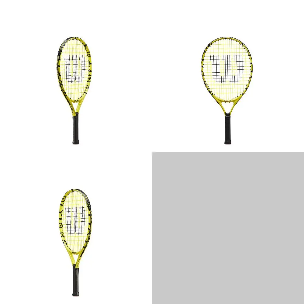 Charming, Stylish Bright Yellow Junior Tennis Racket - Perfect for Ages 5-6, 6.9oz, 90 sq. in.
Charming, Stylish Bright Yellow Junior Tennis Racket - Perfect for Ages 5-6, 6.9oz, 90 sq. in.