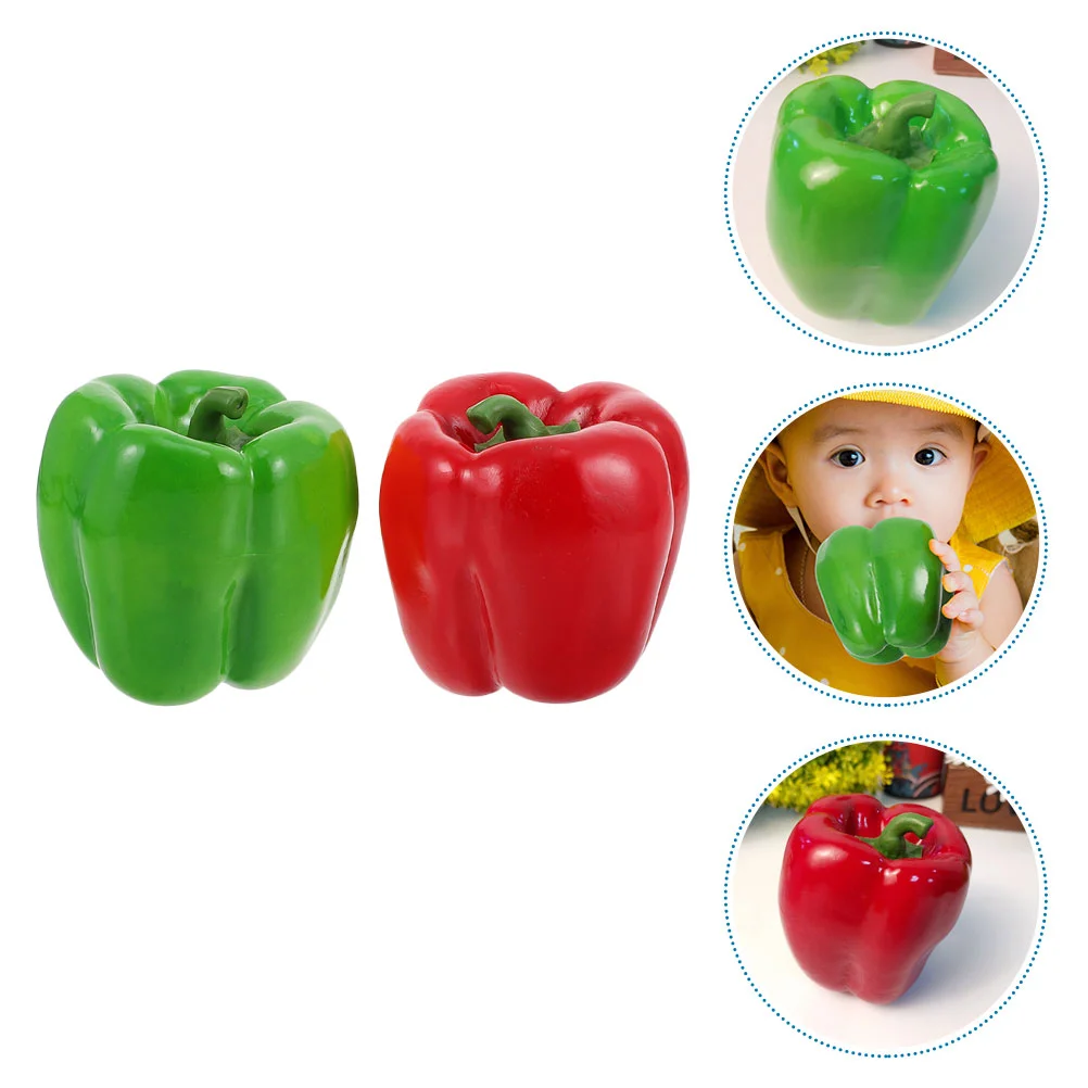 Simulated Vegetable Model Sweetbell Redpepper Models Decorative Foams Peppers Ornament False Adornments
Simulated Vegetable Model Sweetbell Redpepper Models Decorative Foams Peppers Ornament False Adornments