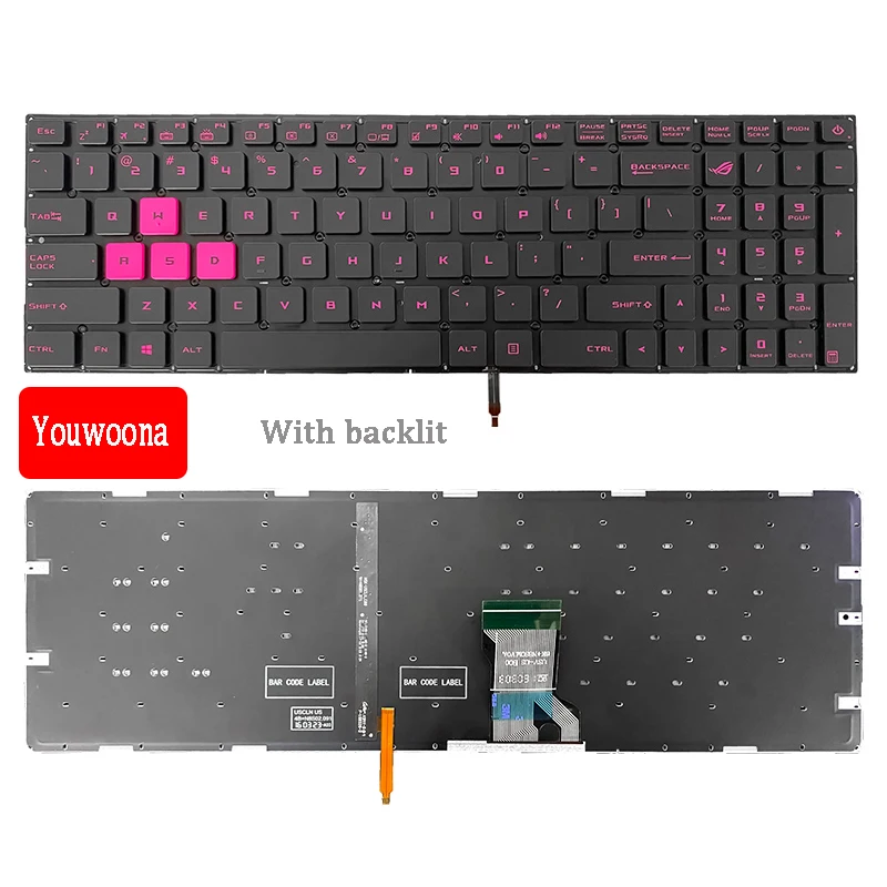 New Original Laptop Keyboard For ASUS FX60VM ZX60V GL502 VT VM GL702 FX502 S5V S7VT GL502VS
New Original Laptop Keyboard For ASUS FX60VM ZX60V GL502 VT VM GL702 FX502 S5V S7VT GL502VS