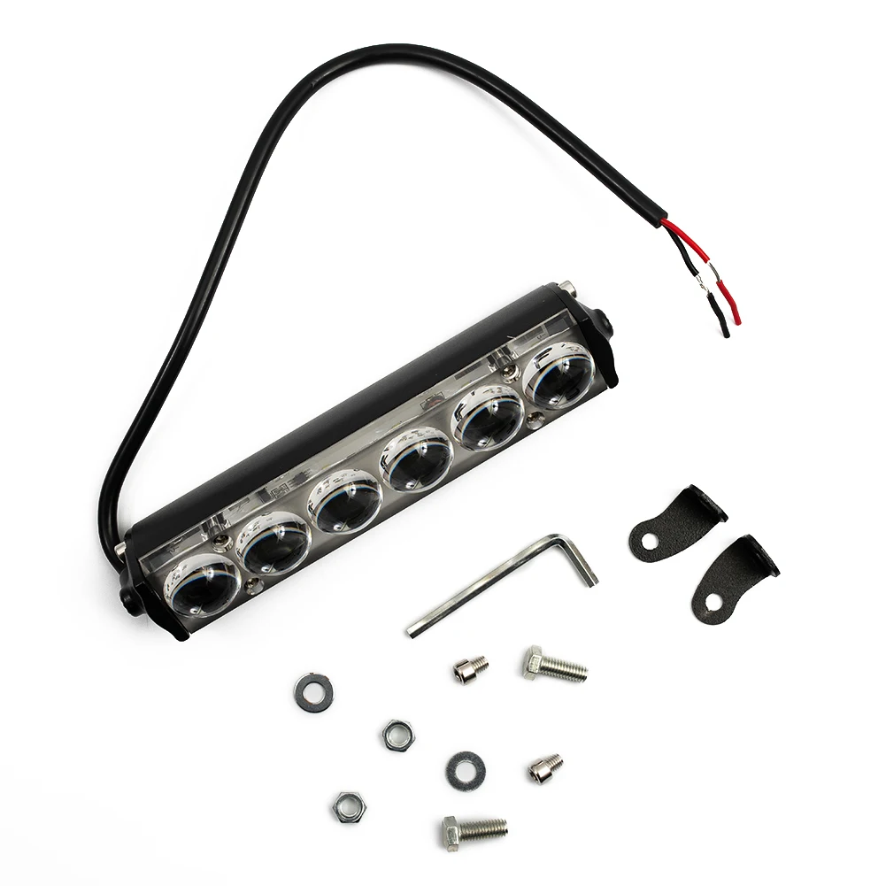 10V-30V 60W 7inch Car Trailer Truck Off-Road 6 LED Light Bar Spotlight Slim Single Row 6000K White For ATV SUV 4WD LED Light Bar
10V-30V 60W 7inch Car Trailer Truck Off-Road 6 LED Light Bar Spotlight Slim Single Row 6000K White For ATV SUV 4WD LED Light Bar
