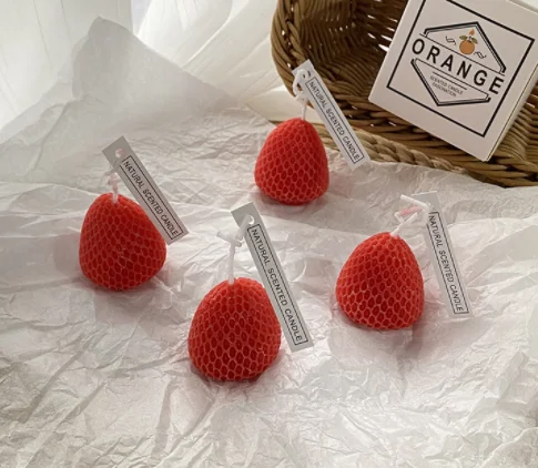 Top Pure Plant Fragrance of Nature Good Quality Diffuser Beautiful Colorful Strawberry Wax Shaped Candle Hot Selling
Top Pure Plant Fragrance of Nature Good Quality Diffuser Beautiful Colorful Strawberry Wax Shaped Candle Hot Selling
