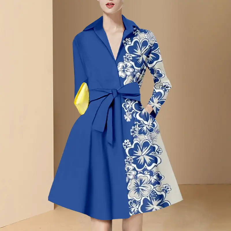 Casual dress female 2022 spring new temperament fashion god fan fan-style blue print dress small design long sleeve dress tops
Casual dress female 2022 spring new temperament fashion god fan fan-style blue print dress small design long sleeve dress tops