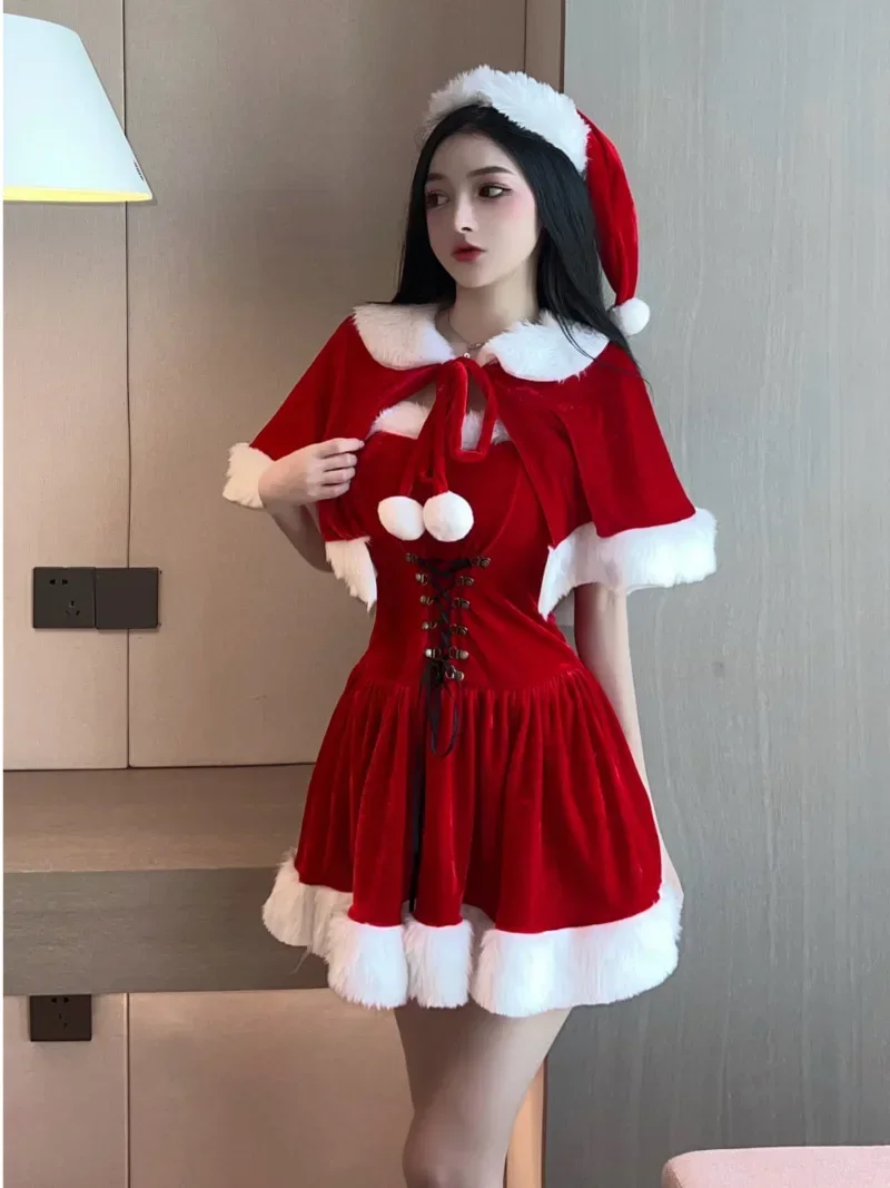 2023 Spring/Summer New Women's clothing Sexy New Year's Christmas War Robe Wrapped Chest backless A-line Solid color Dress FCUQ
2023 Spring/Summer New Women's clothing Sexy New Year's Christmas War Robe Wrapped Chest backless A-line Solid color Dress FCUQ