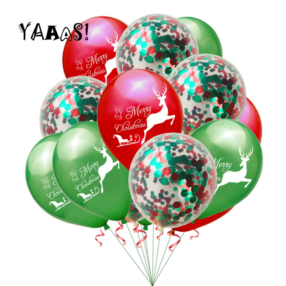 10 шт., латексные воздушные шары с конфетти 
10 шт., латексные воздушные шары с конфетти