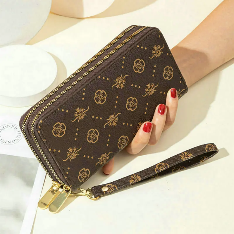 2023 Retro Women Wallet New Fashion Multi-functional Long Purse Zipper Phone Clutch Bag Louis Money Luxury Designer Card Holder
2023 Retro Women Wallet New Fashion Multi-functional Long Purse Zipper Phone Clutch Bag Louis Money Luxury Designer Card Holder
