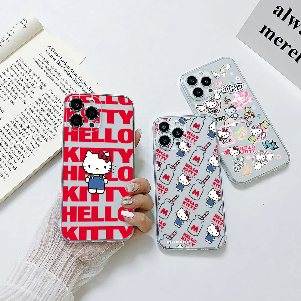 Cartoon Cute Sanrio Hello Kitty Phone Case For iphone 14 13 12 11 XS Pro Max Mini X XR 6 6S 7 8 Plus SE 2020 Soft Transparent
Cartoon Cute Sanrio Hello Kitty Phone Case For iphone 14 13 12 11 XS Pro Max Mini X XR 6 6S 7 8 Plus SE 2020 Soft Transparent