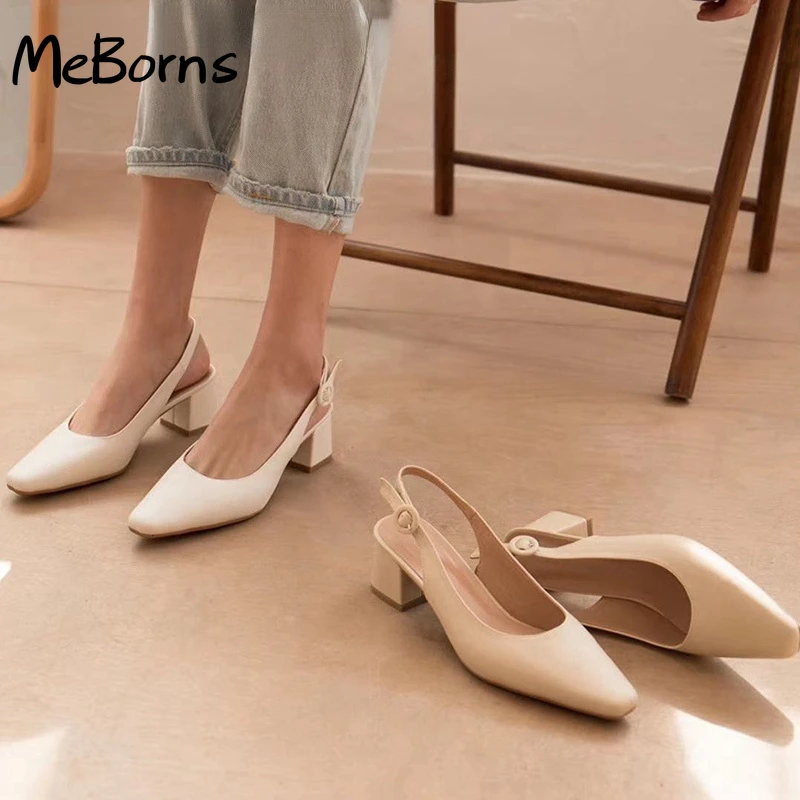 2020 Fashion Square High Heels Slingback Sandals Women Slip On Mules Shoes Women Shallow Female Pumps For Office Lady Work Shoes
2020 Fashion Square High Heels Slingback Sandals Women Slip On Mules Shoes Women Shallow Female Pumps For Office Lady Work Shoes