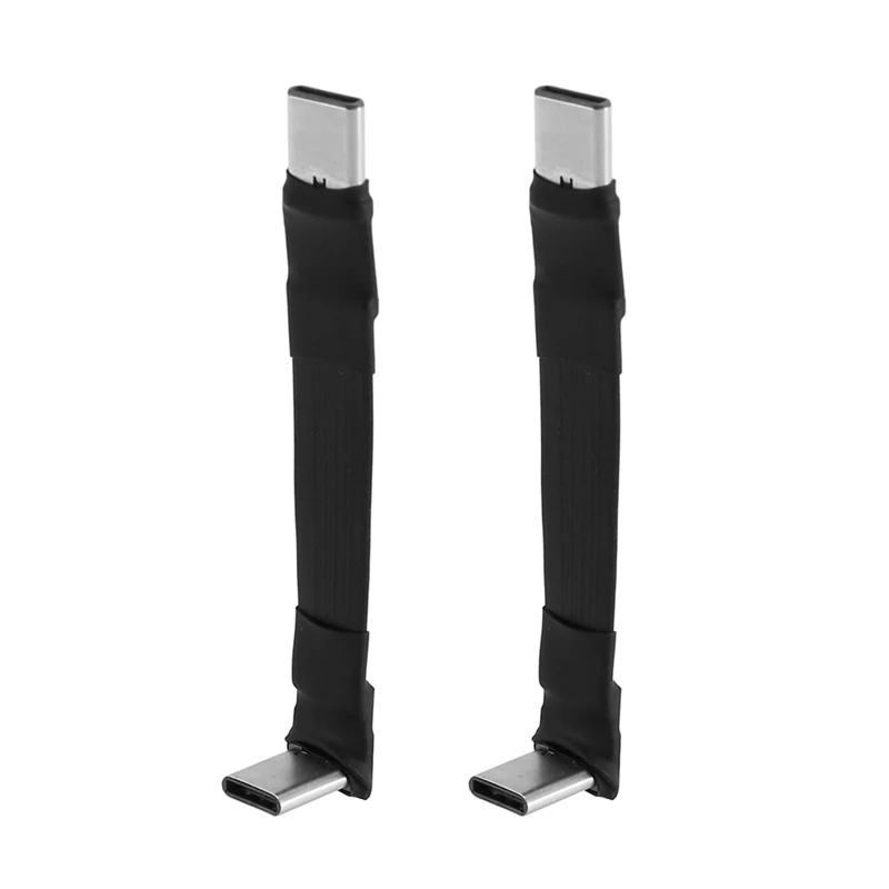 2X USB 3.1 Type C To Type C Cable 90 Degree Adapter FPC FPV Ribbon Flat USB C Cable 10Gbps EMI Shielding,5Cm
2X USB 3.1 Type C To Type C Cable 90 Degree Adapter FPC FPV Ribbon Flat USB C Cable 10Gbps EMI Shielding,5Cm