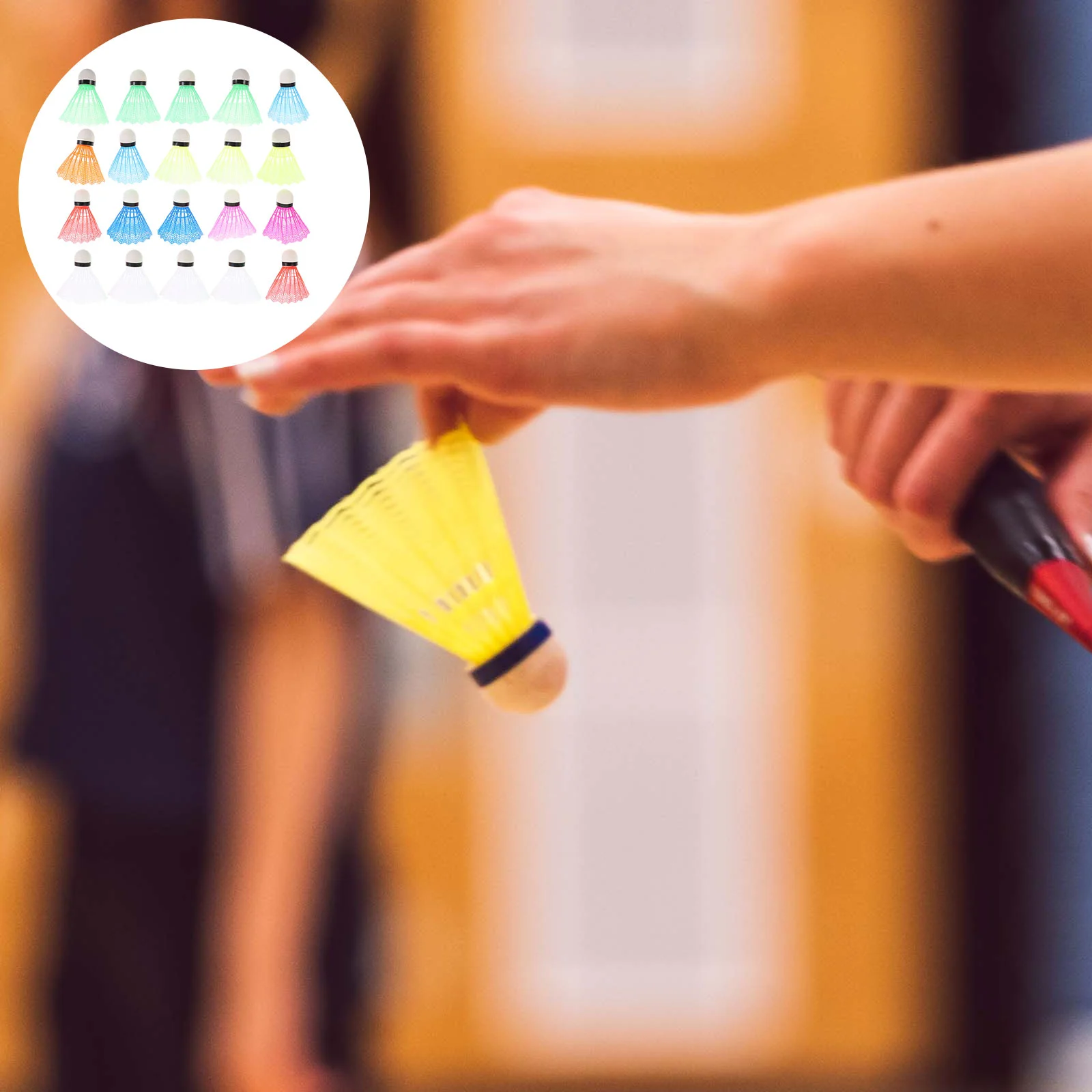 Badminton Shuttlecocks Shuttles Rainbow Birdies Balls for Indoor Outdoor Training Supplies 20pcs ( Mixed Sports entertainment
Badminton Shuttlecocks Shuttles Rainbow Birdies Balls for Indoor Outdoor Training Supplies 20pcs ( Mixed Sports entertainment