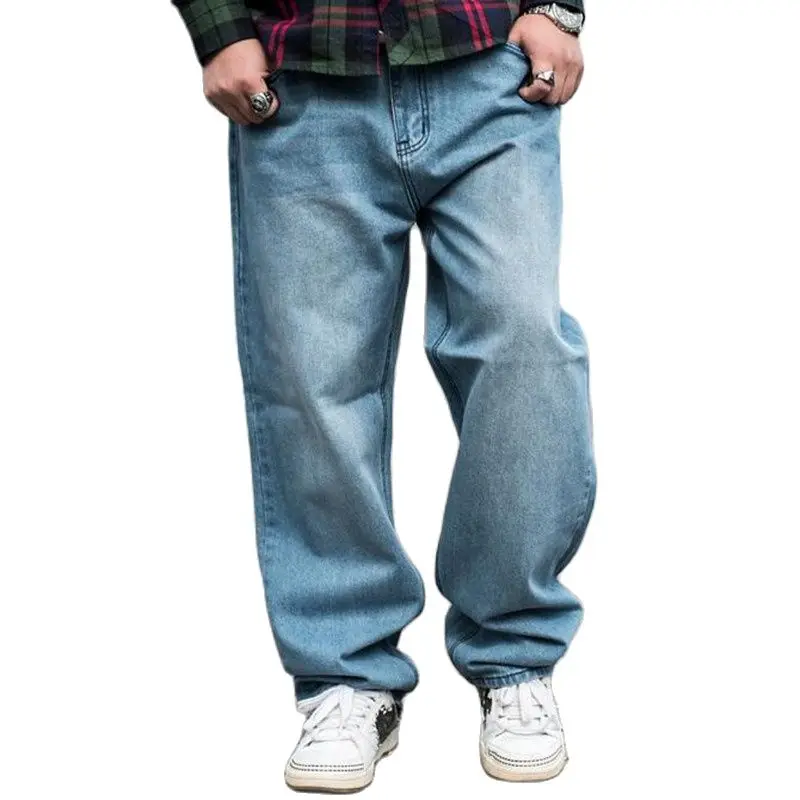 Men Loose Jeans Hip Hop Skateboard Jeans Baggy Pants Denim Pants Men Jeans Plus Size 42 44 46 
Men Loose Jeans Hip Hop Skateboard Jeans Baggy Pants Denim Pants Men Jeans Plus Size 42 44 46