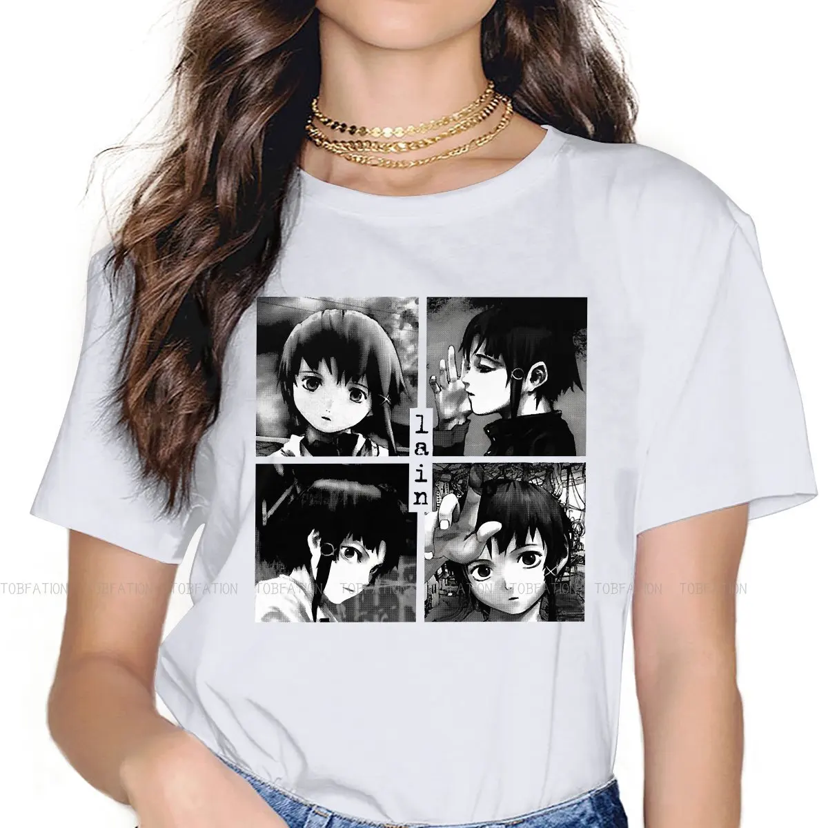 Art TShirt For Women Serial Experiments Lain Anime Tops Harajuku Ladies T Shirt Cotton Summer Oversized
Art TShirt For Women Serial Experiments Lain Anime Tops Harajuku Ladies T Shirt Cotton Summer Oversized