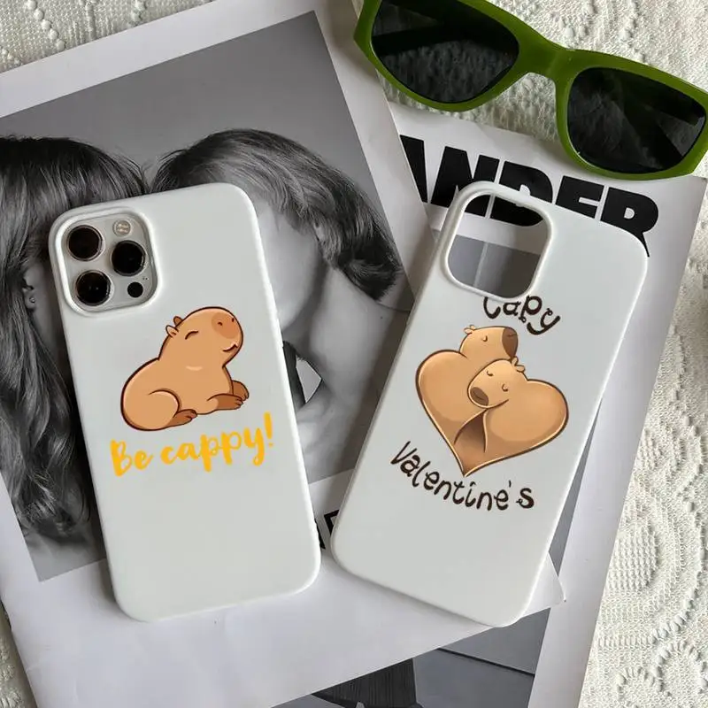 Capybara Be happy animal cartoon cute Phone Case Candy Color for iPhone 6 7 8 11 12 13 s mini pro X XS XR MAX Plus
Capybara Be happy animal cartoon cute Phone Case Candy Color for iPhone 6 7 8 11 12 13 s mini pro X XS XR MAX Plus
