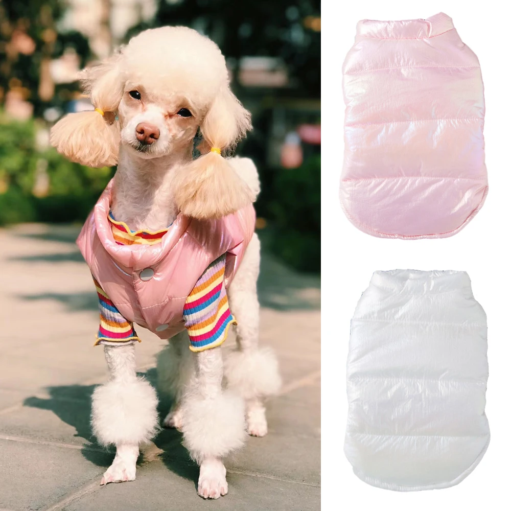 Winter Warm Small Dog Clothes Soft Cute White Pink Puppy Vest Jacket Chihuahua Cat Coat French Bulldogs Costume Pet Outfits
Winter Warm Small Dog Clothes Soft Cute White Pink Puppy Vest Jacket Chihuahua Cat Coat French Bulldogs Costume Pet Outfits