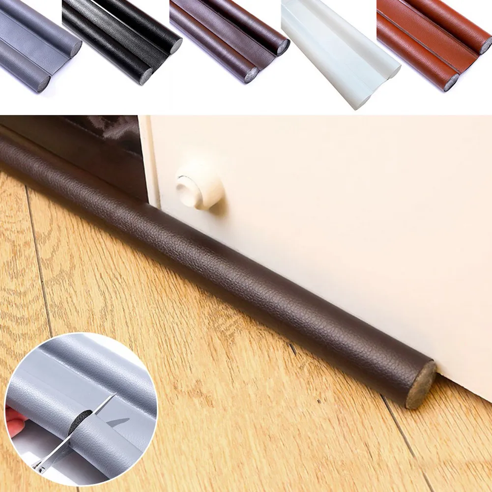 EPE Foam Leather Door Bottom Sealing Strip Draught Excluder Sound Proof Noise Reduction Under Door Draft Stopper Brown Grey
EPE Foam Leather Door Bottom Sealing Strip Draught Excluder Sound Proof Noise Reduction Under Door Draft Stopper Brown Grey