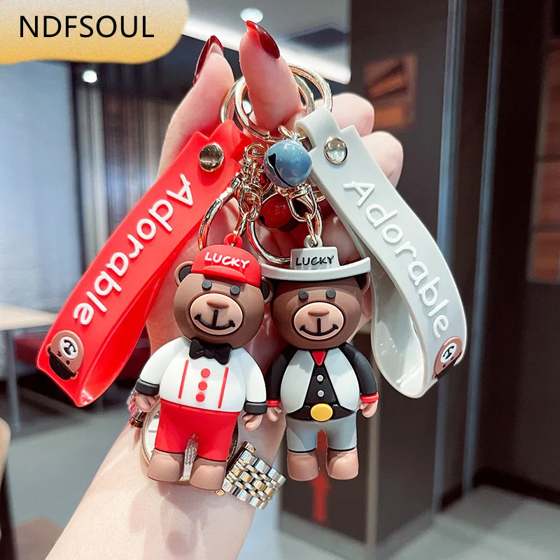 2022 Cute Lucky Bear Men And Women Soft Plastic Doll Keychain Car Key Ring Chain School Bag Small Pendant Accessories
2022 Cute Lucky Bear Men And Women Soft Plastic Doll Keychain Car Key Ring Chain School Bag Small Pendant Accessories