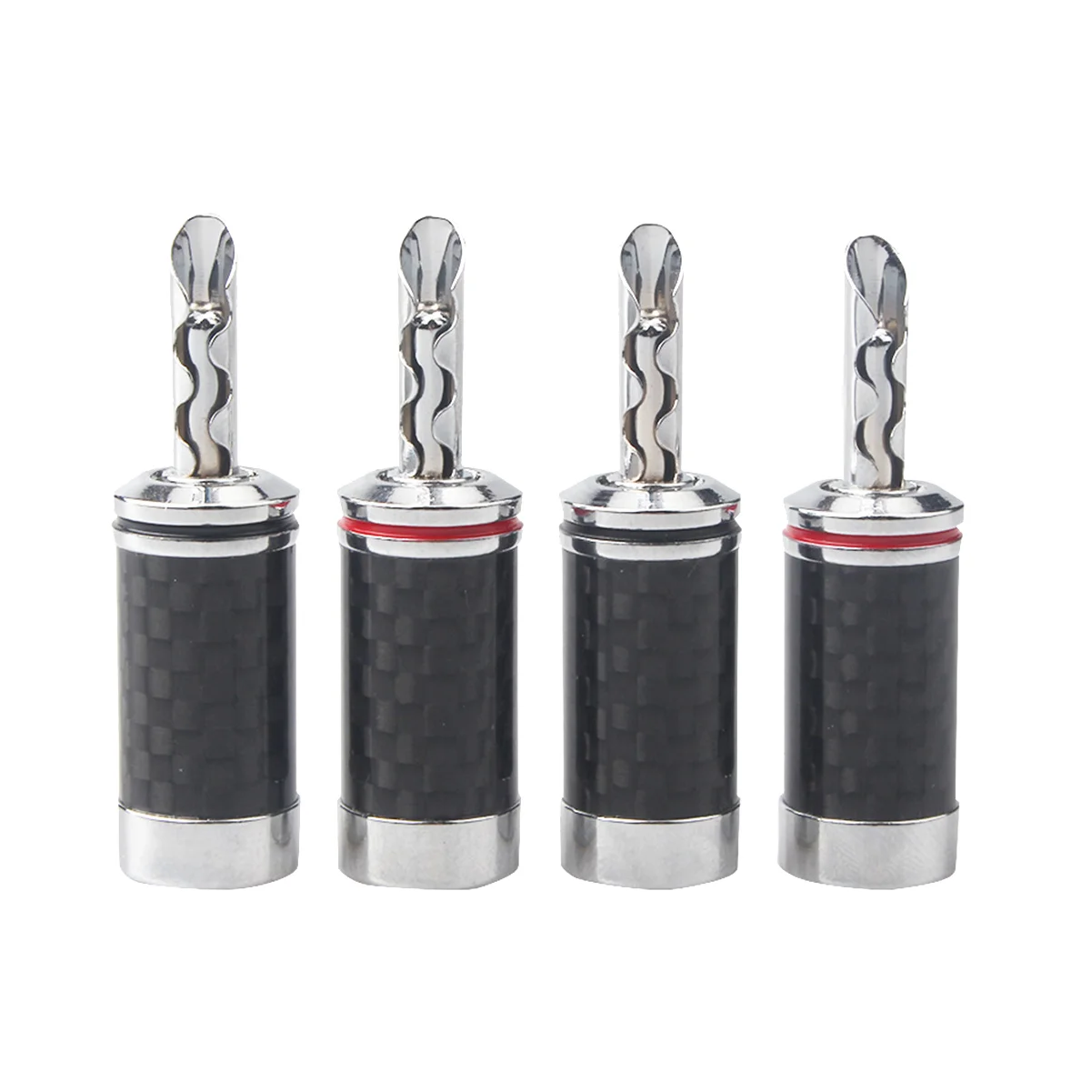 4PCS Banana Plugs HIFI DIY Carbon Fiber Electrical Audio Speaker Cable Banana Connector Plug Black
4PCS Banana Plugs HIFI DIY Carbon Fiber Electrical Audio Speaker Cable Banana Connector Plug Black
