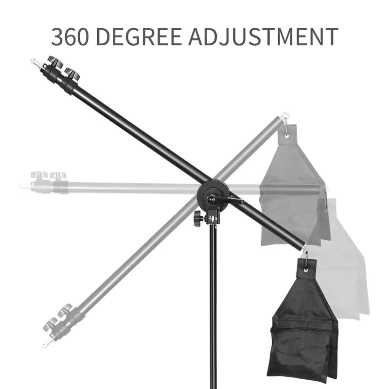 2023 Photo Studio Kit Light Stand Cross Arm With Weight Bag Photo Studio Accessories Extension Rod 53 -133CM Or 75-135CM Optiona 
2023 Photo Studio Kit Light Stand Cross Arm With Weight Bag Photo Studio Accessories Extension Rod 53 -133CM Or 75-135CM Optiona