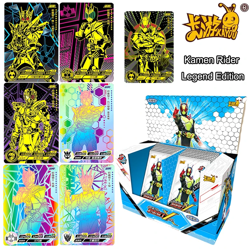 KAYOU Original Kamen Rider Cards Box Anime Peripherals Rare Hot Stamping Hero Game Battle Classic Collection Card Kids Toys Gift
KAYOU Original Kamen Rider Cards Box Anime Peripherals Rare Hot Stamping Hero Game Battle Classic Collection Card Kids Toys Gift