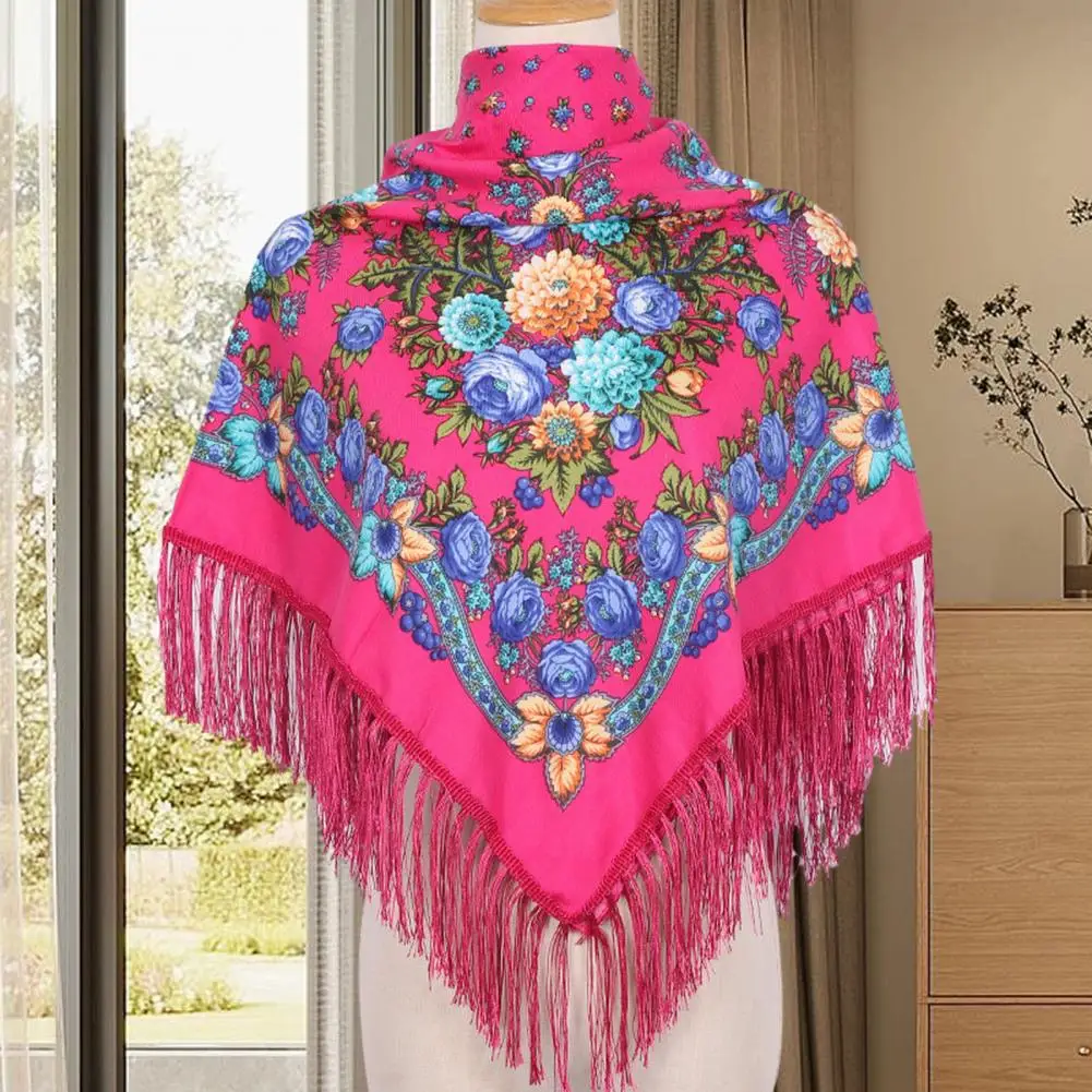 Tassel Shawl Floral Print Shawl for Middle-aged Elderly Women Elegant Soft Warm Blanket Scarf with Fringe for Fall Winter Soft
Tassel Shawl Floral Print Shawl for Middle-aged Elderly Women Elegant Soft Warm Blanket Scarf with Fringe for Fall Winter Soft